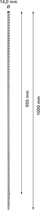 Bosch EXPERT SDS plus-7X ütvefúró 14x1000 mm.