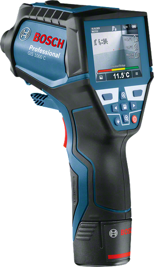 Bosch GIS 1000 C digitális infravörös hőmérő kijelzővel.