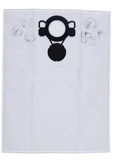 Bosch gyapjú porzsák biztonságos rögzítéssel.