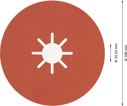 Bosch EXPERT R782 Prisma kerámia szálas tárcsa 180 mm G120.