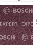 Bosch EXPERT N880 gyapjúkorong, nagyon finom bordó.