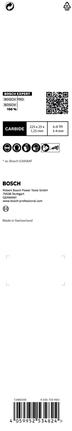 Bosch EXPERT Multi Material S 1156 XHM keményfém fűrészlap.