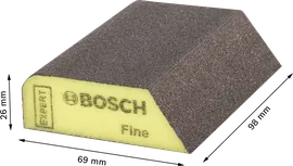 Bosch EXPERT S470 Finom kombinált csiszolótömb, 69x97x26mm.