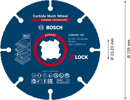 EXPERT Carbide Multi Wheel vágótárcsa