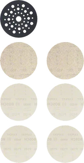 Bosch EXPERT M480 kezdőkészlet 125 mm-es csiszolókorong készlet.
