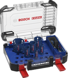 Bosch EXPERT Multi Material lyukfűrész készlet, 9 részes.