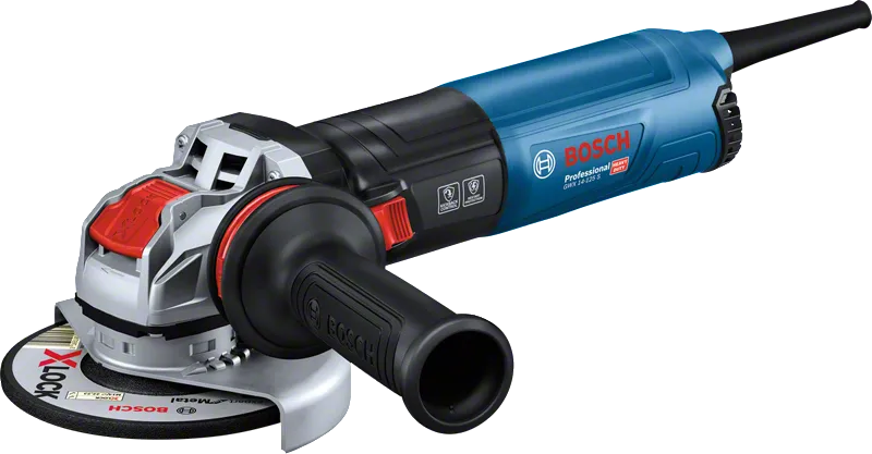 Bosch GWX 14-125 S sarokcsiszoló X-LOCK zárral.