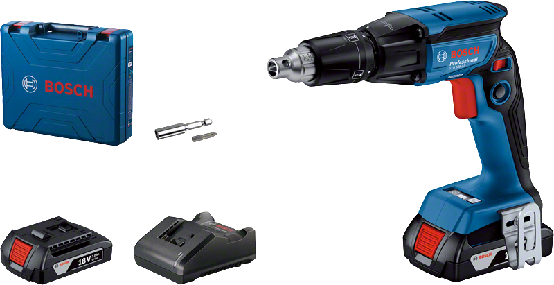 Bosch GTB 185-LI akkus gipszkarton csavarhúzó készlet.
