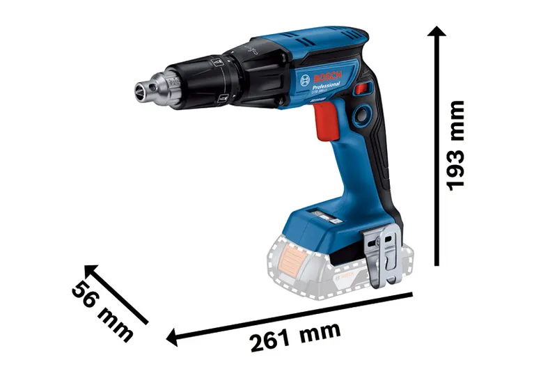 Bosch GTB 185-LI akkus gipszkarton csavarhúzó.