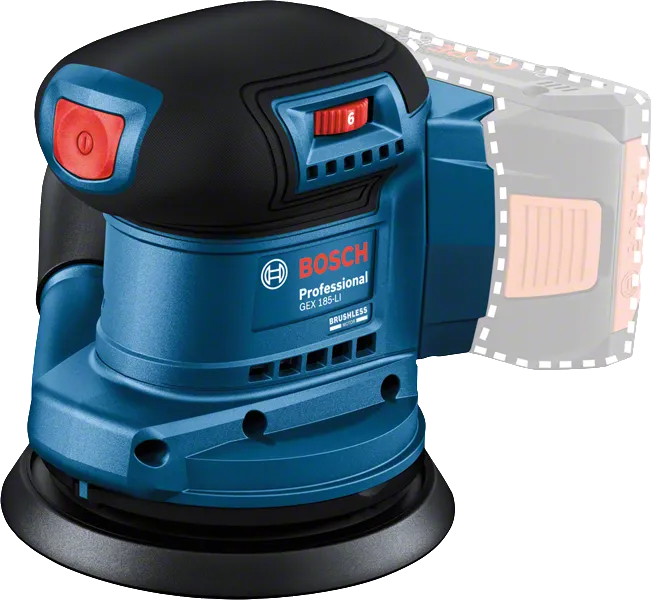 Bosch GEX 18V-LI akkus excentercsiszoló.