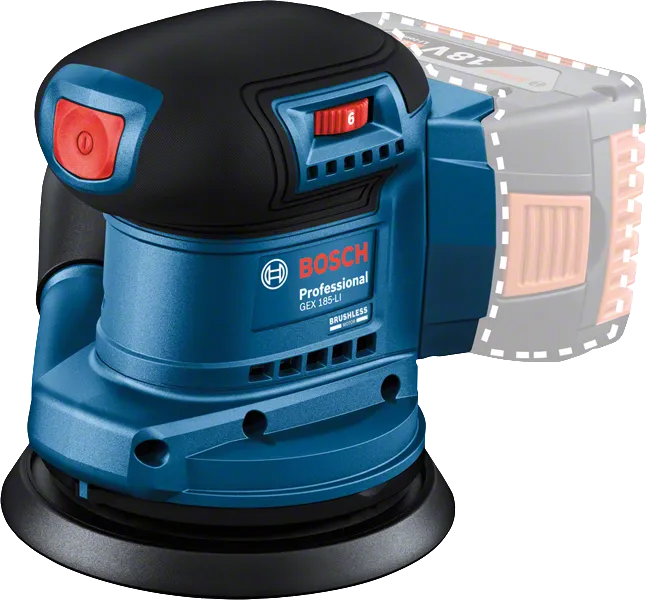 Bosch GEX 185-LI akkus excentercsiszoló.