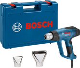 Bosch GHG 20-63 hőlégfúvó készlet tokkal és fúvókákkal.
