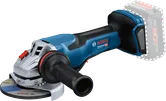 Bosch GWS 18V-15 P akkus sarokcsiszoló 125 mm-es tárcsával.