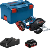 Bosch GKM 18V-50 akkus fém körfűrész készlet.