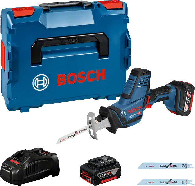 Bosch akkus ortfűrész készlet, táskával.