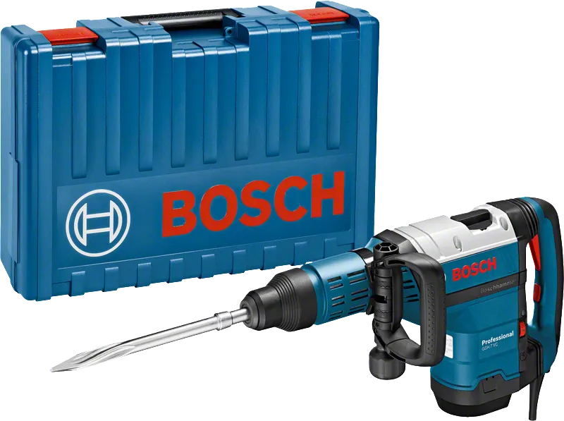 Bosch GSH 7 VC bontókalapács hordtáskával.
