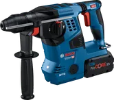 Bosch GBH 18V-28 C fúrókalapács 8 Ah-s akkumulátorral.