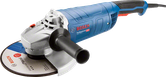Bosch GWS 2400 J sarokcsiszoló 230 mm-es tárcsával.