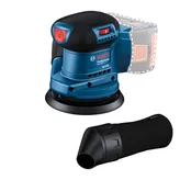 Bosch GEX 185-LI excentercsiszoló porszűrővel.