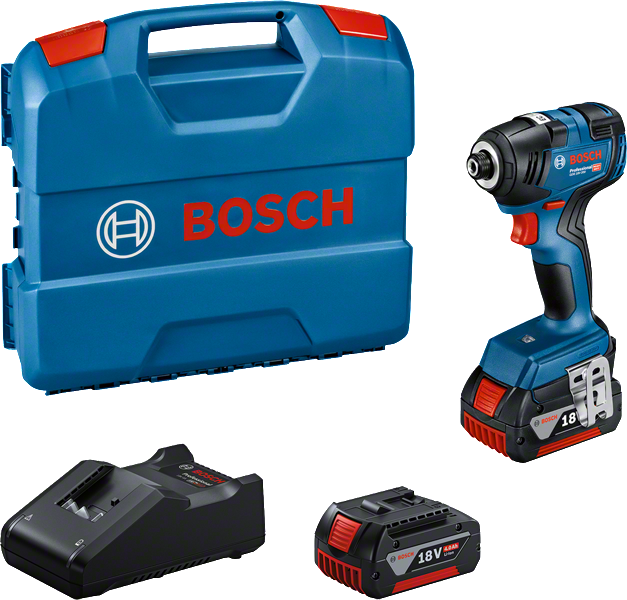 Bosch GDR 18V-200 akkus ütvecsavarozó készlet.