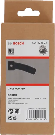 Bosch antisztatikus könyökcső 75x50x148mm.