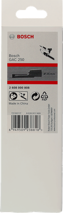 Bosch porszívó adapter GAC 250 35 mm.