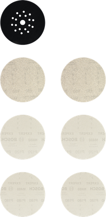 Bosch EXPERT M480 csiszolóháló készlet 225 mm, 7 részes.