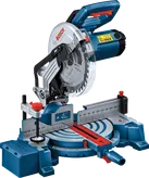 Bosch GCM 254 gérvágó fűrész precíziós vágási skálával.