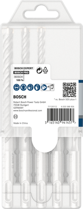 Bosch PRO SDS plus-5X ütvefúró készlet, 5 részes.