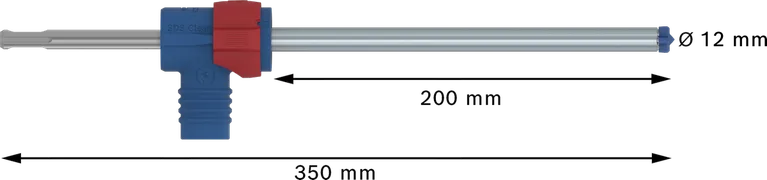 Bosch EXPERT SDS Clean plus-8X 12 mm-es ütvefúrófej 350 mm.