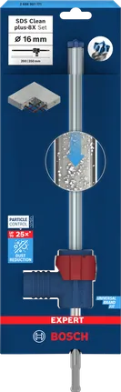 Bosch EXPERT SDS Clean plus-8X ütvefúró készlet 16×200×350 mm.