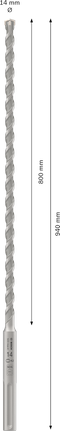 Bosch PRO SDS max-4 ütvefúró 14x800x940 mm.