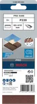 Bosch PRO X440 csiszolószalag 65 x 410 mm G220 3 darabos csomag.