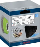 Bosch PRO rozsdamentes acél tisztító X-Lock csészekefe 75 mm.