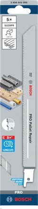 Bosch PRO Pallet Repair S1132VFR bimetál fűrészlap csomag.