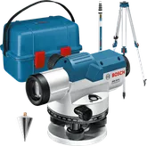 Bosch GOL 32 G optikai szintezőkészlet állvánnyal és táskával.