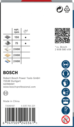 Bosch PRO Multi Material 57 mm-es lyukfűrész csomagolás.