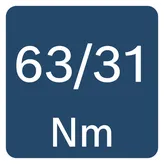 Bosch GSR 18V-65 akkus fúró-csavarozó 2 Ah-s akkumulátorral.