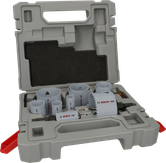 Bosch PRO Multi Material lyukfűrész készlet, 17 részes, tokban.