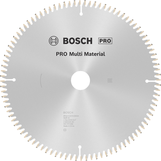 Bosch PRO Multi Material körfűrészlap, 96 fogú.