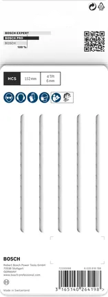 Bosch PRO Wood precise T344DP szúrófűrészlap 152 mm 5 db.