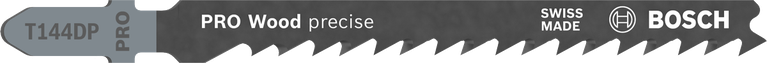 Bosch PRO Wood precíziós T144DP szúrófűrészlap tiszta favágásokhoz.