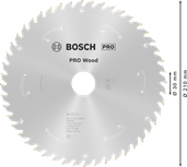 Bosch PRO Wood akkus körfűrészlap 210 mm.