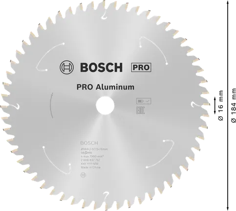 Bosch PRO alumínium körfűrészlap akkus fűrészekhez.