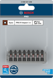 Bosch PRO R ütvefúró bitek 8 darabos készlet.