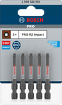 Bosch PRO R2 ütvefúrófejek 5 db-os kiszerelésben.