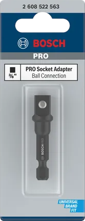 Bosch PRO dugókulcs adapter 3/8″ gömbfejű csatlakozóval.