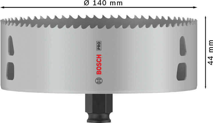 Bosch PRO Multi Material PC Plus lyukfűrész 140 mm.