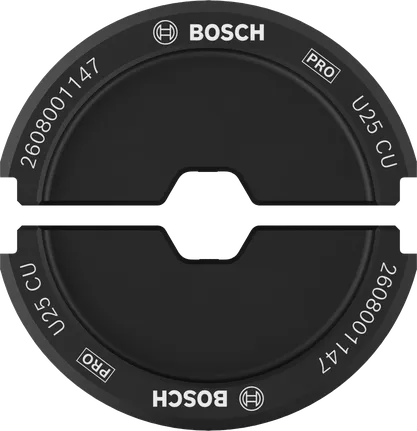 Bosch PRO krimpelőbetét U25 CU 25 mm² rézhez.