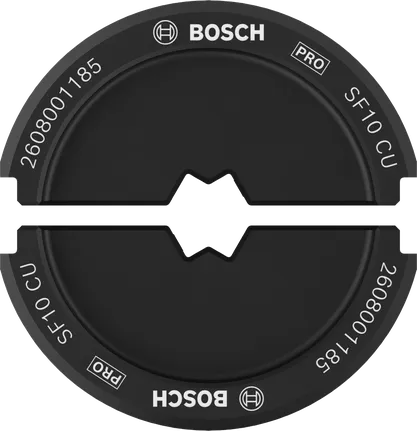 Bosch PRO krimpelőbetét SF10 CU 10 mm² rézhez.